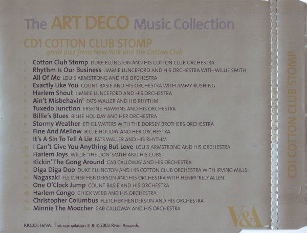 Various : The Art Deco Music Collection (3xCD, Comp + Box)