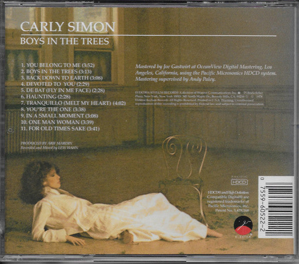 Carly Simon : Boys In The Trees (HDCD, Album, RE, RM)