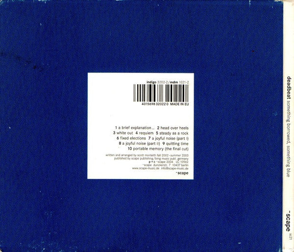 Deadbeat : Something Borrowed, Something Blue (CD, Album)