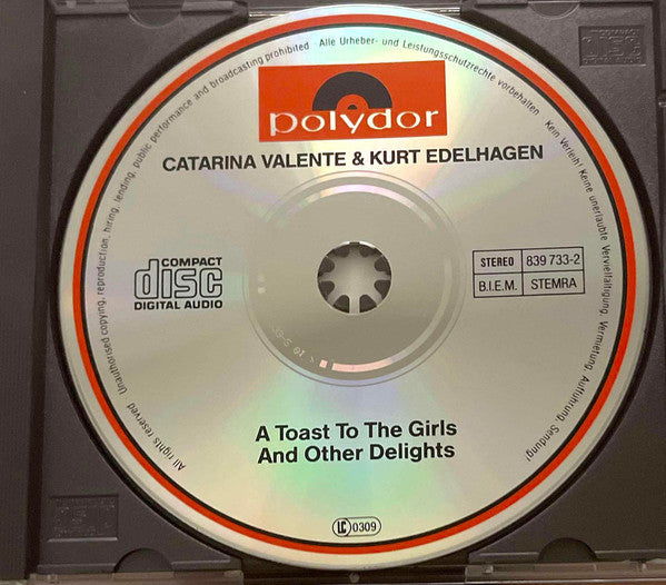 Caterina Valente, Kurt Edelhagen : A Toast To The Girls And Other Delights (CD, Comp)