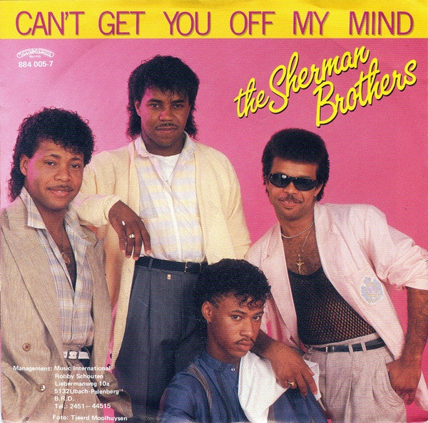 The Sherman Brothers (2) : Can't Get You Off My Mind (7")