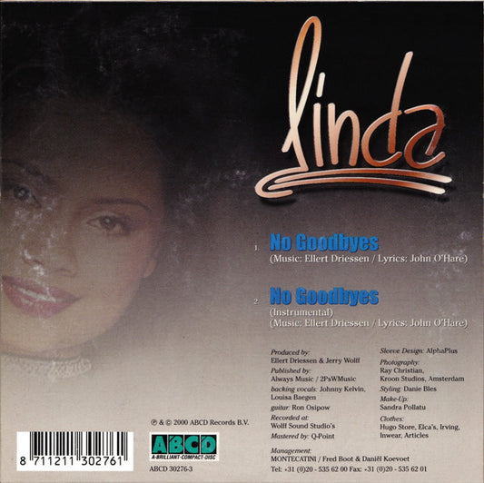 Linda Wagenmakers : No Goodbyes (CD, Single)