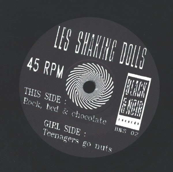 Shaking Dolls : Teenagers Go Nuts / Rock, Bed & Chocolate (7", Single)