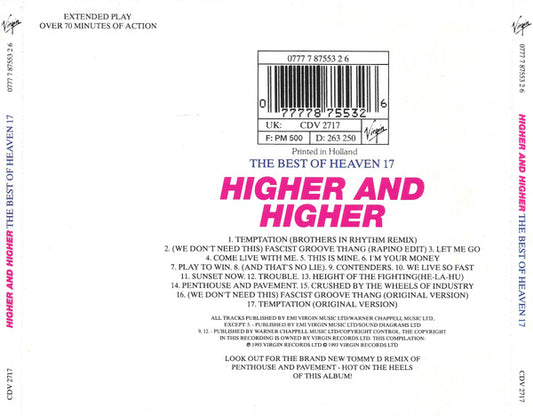 Heaven 17 : Higher And Higher - The Best Of Heaven 17 (CD, Comp)
