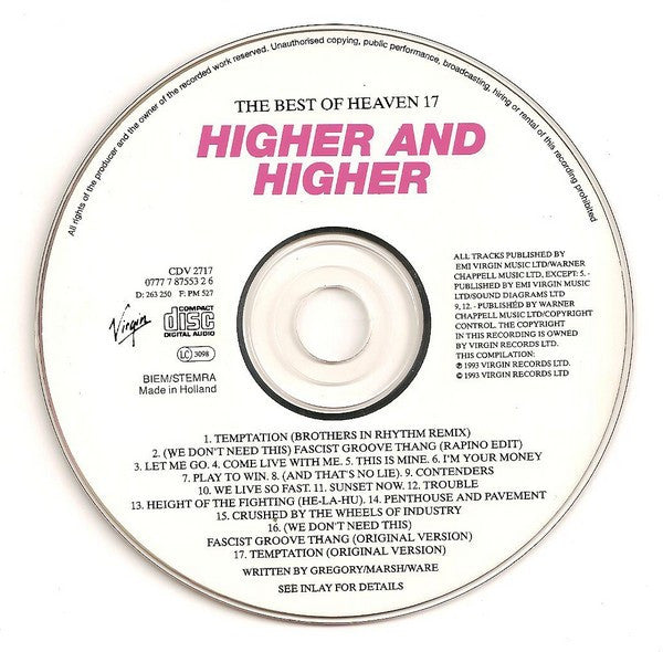 Heaven 17 : Higher And Higher - The Best Of Heaven 17 (CD, Comp)