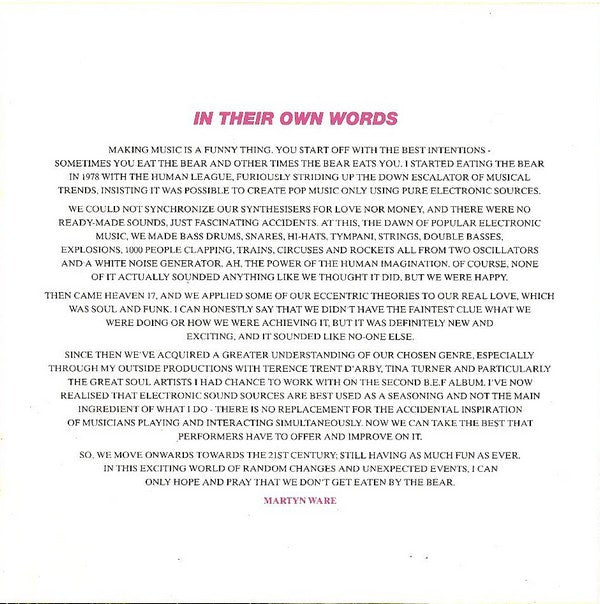 Heaven 17 : Higher And Higher - The Best Of Heaven 17 (CD, Comp)