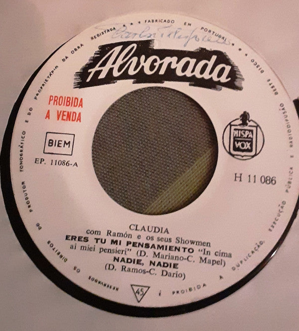Claudia (47) Con Ramon Y Sus Showmen : Eres Tu Mi Pensamiento (7", EP, Promo)