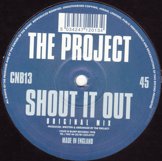 The Project (2) : Shout It Out (12")