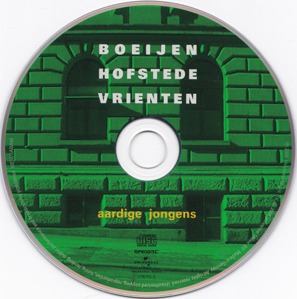 Boeijen*, Hofstede*, Vrienten* : Aardige Jongens (CD, Album, RE, Sup)