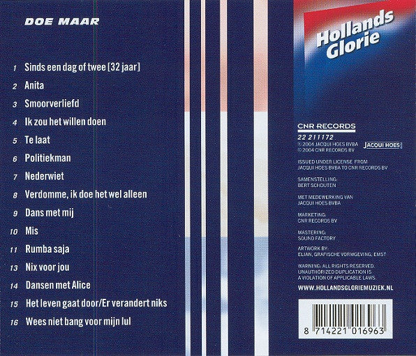 Doe Maar : Doe Maar (CD, Comp)