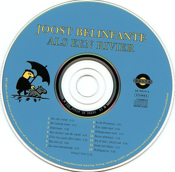 Joost Belinfante : Als Een Rivier (CD, Album)