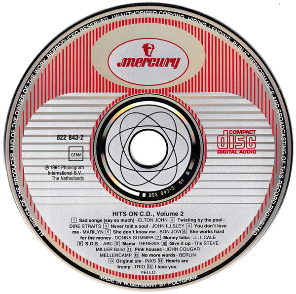 Various : Hits On CD Vol. 2 (CD, Comp)