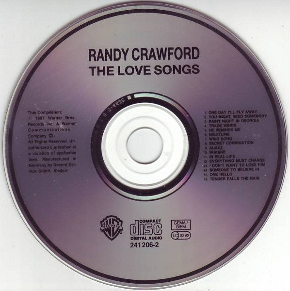 Randy Crawford : The Love Songs (CD, Comp)