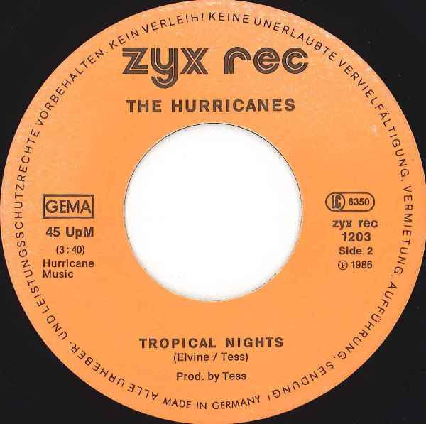 Den Harrow / The Hurricanes : To Meet Me (Hurricane Hit Mix) / Tropical Nights (7", Single)