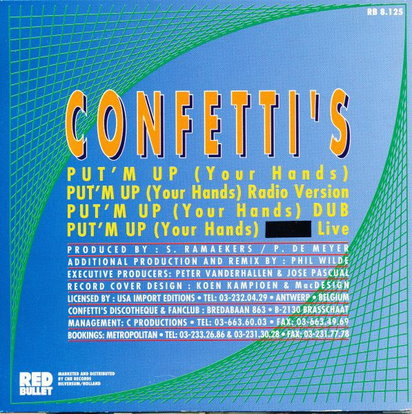 Confetti's : Put'm Up (Your Hands) (CD, Maxi)