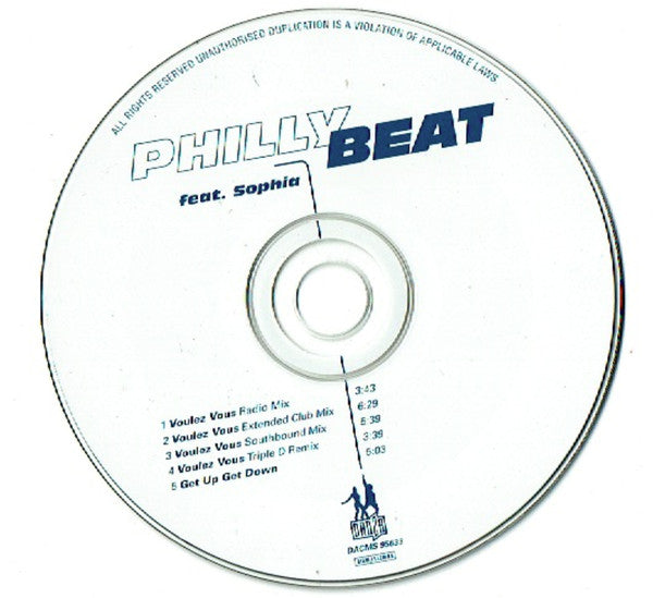 Philly Beat Feat. Sophia : Voulez Vous (CD, Maxi)