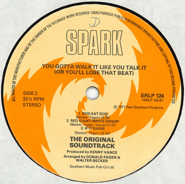 The Original Sound Track : You Gotta Walk It Like You Talk It (Or You'll Lose That Beat) (LP, Album)