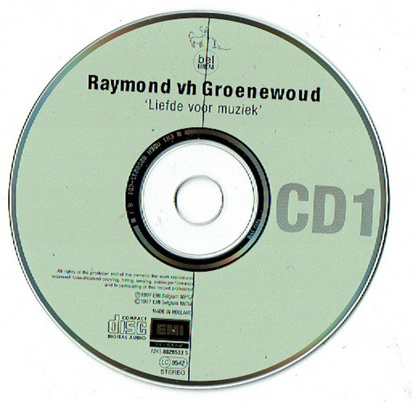 Raymond van het Groenewoud : Liefde Voor Muziek (2xCD, Comp)