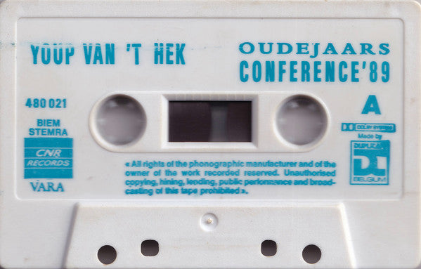 Youp van 't Hek : Oudejaars Conference '89 (Cass, Album, Dol)