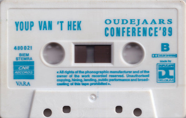 Youp van 't Hek : Oudejaars Conference '89 (Cass, Album, Dol)