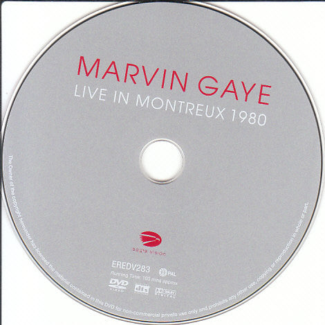 Marvin Gaye : Live In Montreux 1980 (DVD-V, Multichannel, PAL)
