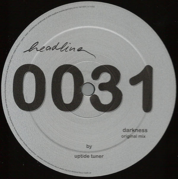 Uptide Tuner : Darkness (12")
