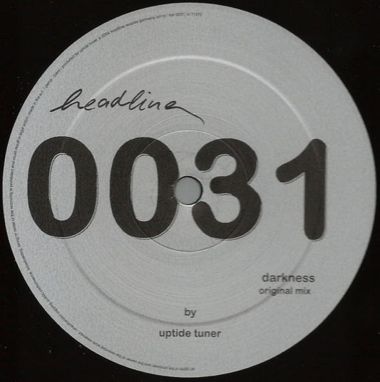 Uptide Tuner : Darkness (12")