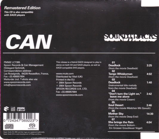 Can : Soundtracks (SACD, Hybrid, Album, RE, RM)