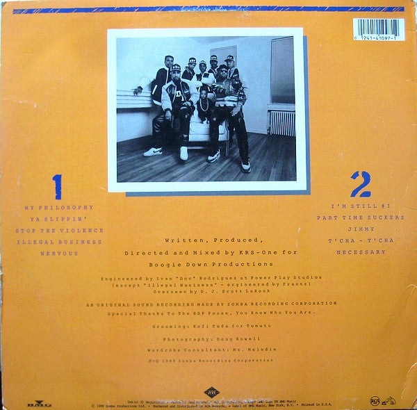 Boogie Down Productions : By All Means Necessary (LP, Album, Hau)