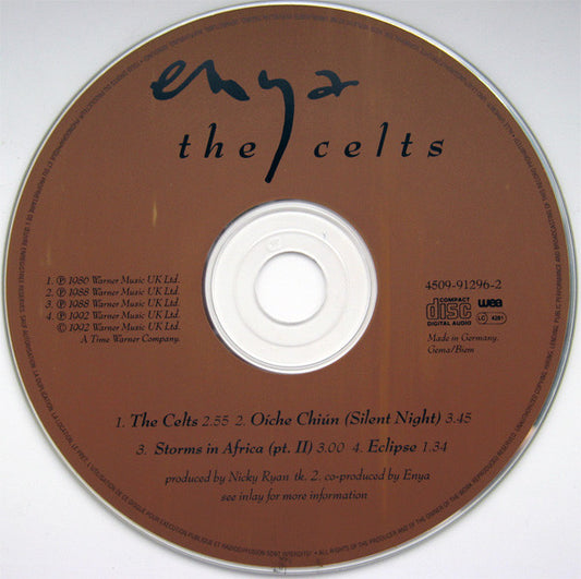 Enya : The Celts (CD, Single)