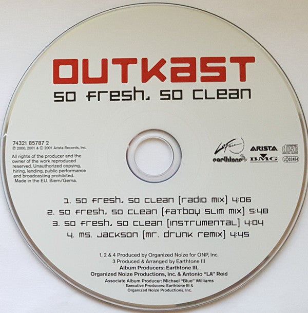 OutKast : So Fresh, So Clean (CD, Single)