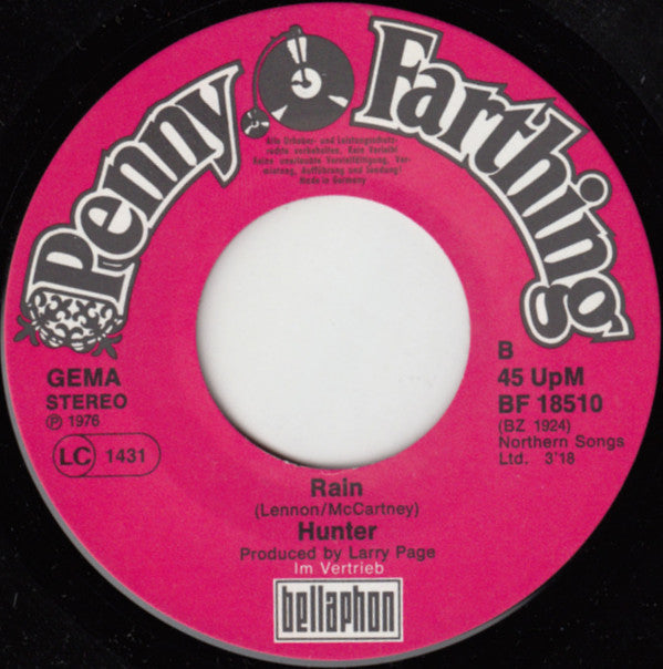 Hunter (4) : Don't Walk On By (7", Single)