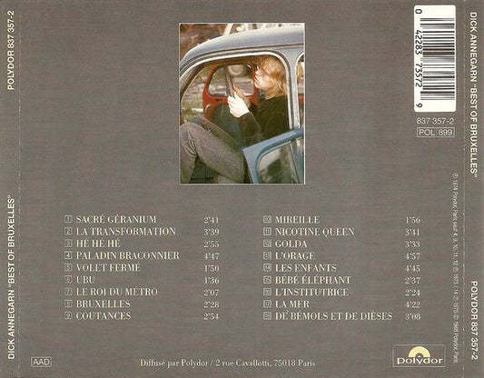 Dick Annegarn : Best Of Bruxelles (CD, Comp)