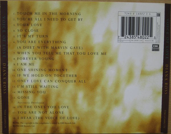 Diana Ross : Voice Of Love (CD, Comp)