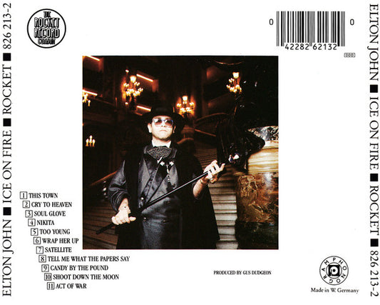 Elton John : Ice On Fire (CD, Album)