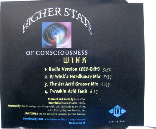 Josh Wink : Higher State Of Consciousness (CD, Maxi)