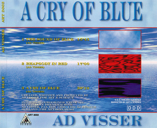 Ad Visser : A Cry Of Blue (CD, Album)