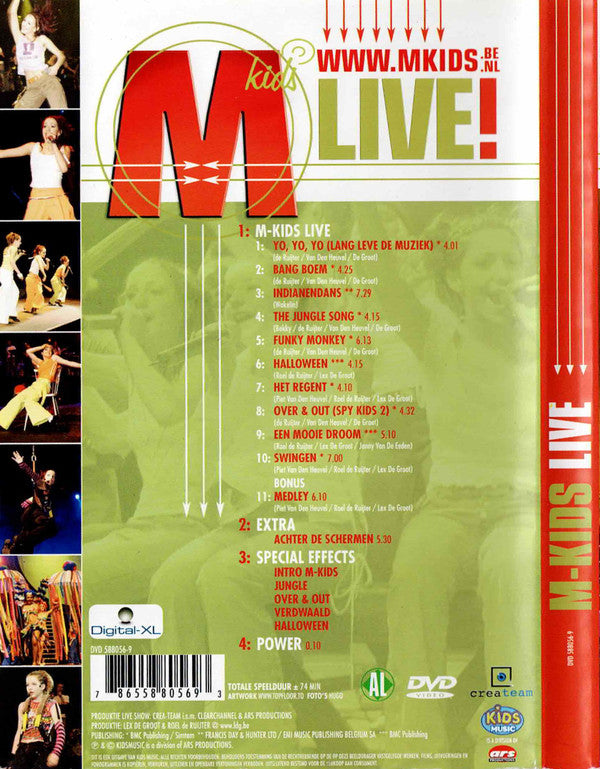 M-Kids : M-Kids Live! (DVD, Album)