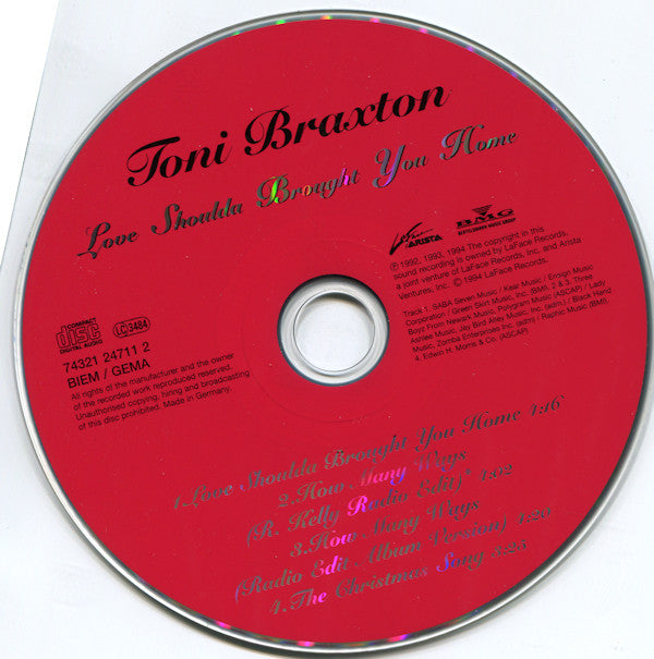 Toni Braxton : Love Shoulda Brought You Home (CD, Maxi)