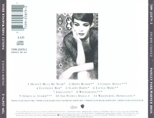 Ingrid Chavez : May, 19, 1992 (CD, Album)