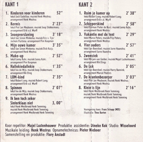 Kinderen voor Kinderen : Kinderen Voor Kinderen 7 (Cass, Album)