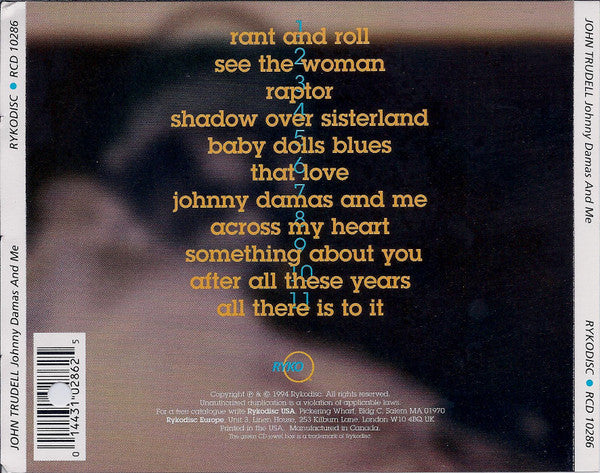 John Trudell : Johnny Damas And Me (CD, Album)