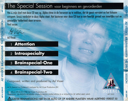 Ad Visser : Brainsessions The Special Session (CD, Album)