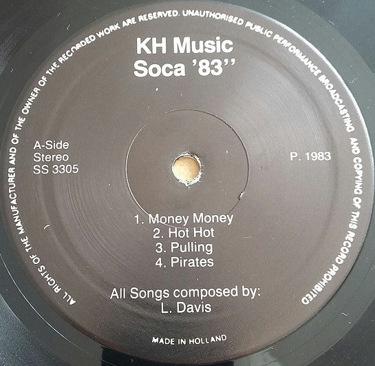 Arrow (2) & Ed Watson : Soca '83 (LP)