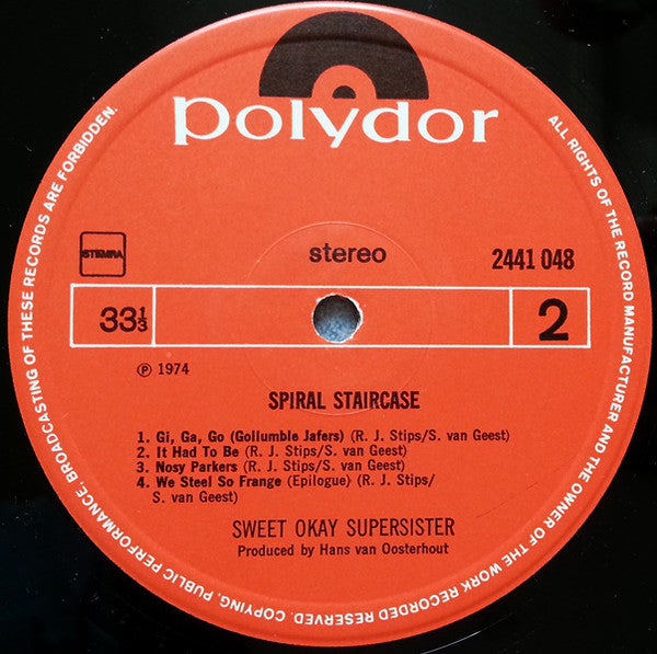 Supersister (2) : Spiral Staircase (LP, Album)