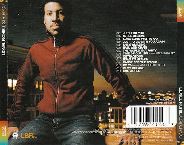 Lionel Richie : Just For You (CD, Album)