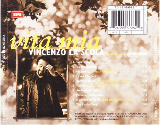Vincenzo La Scola Feat. Cliff Richard : Vita Mia (CD, Album)