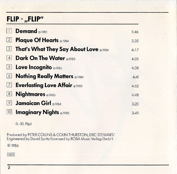 Flip (17) : Flip (CD, Album)