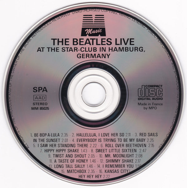The Beatles : Live At The Star-Club In Hamburg, Germany (CD)