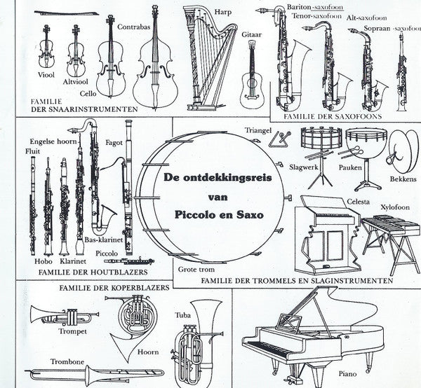 André Popp, Cruys Voorbergh : Piccolo En Saxo - De Ontdekkingsreis Van Piccolo En Saxo - Paspoort Voor Piccolo En Saxo (CD, Comp)